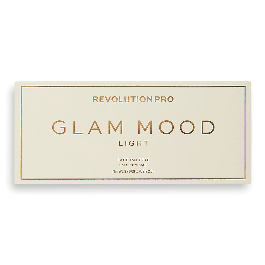 REVOLUTION PRO Палетка: бронзер, хайлайтер и румяна GLAM MOOD – фото 4