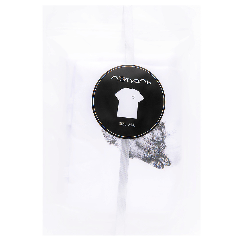 ЛЭТУАЛЬ Женская футболка с принтом "Заяц", цвет белый – фото 2