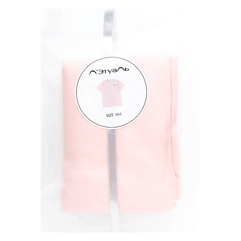 ЛЭТУАЛЬ Женская футболка с вышивкой, цвет розовый – фото 2