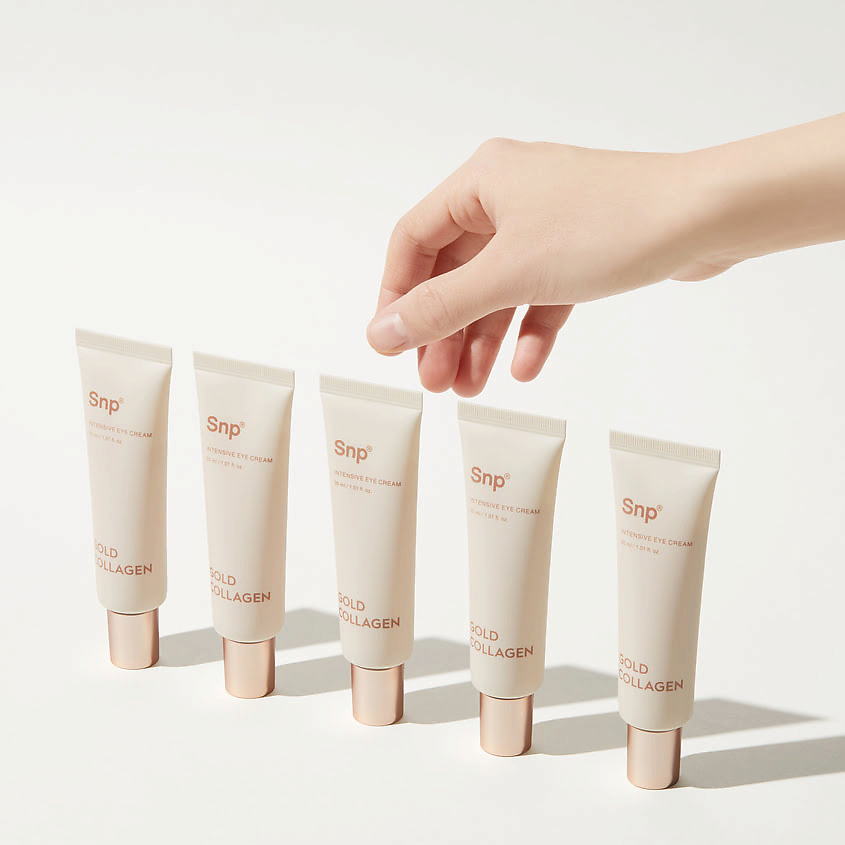 SNP Крем для глаз интенсивный Gold Collagen – фото 5