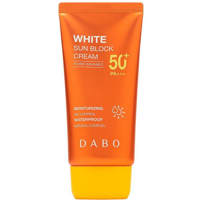 DABO Крем для лица солнцезащитный водостойкий SPF 50+ PA+++ White Sun Block Cream – фото 2