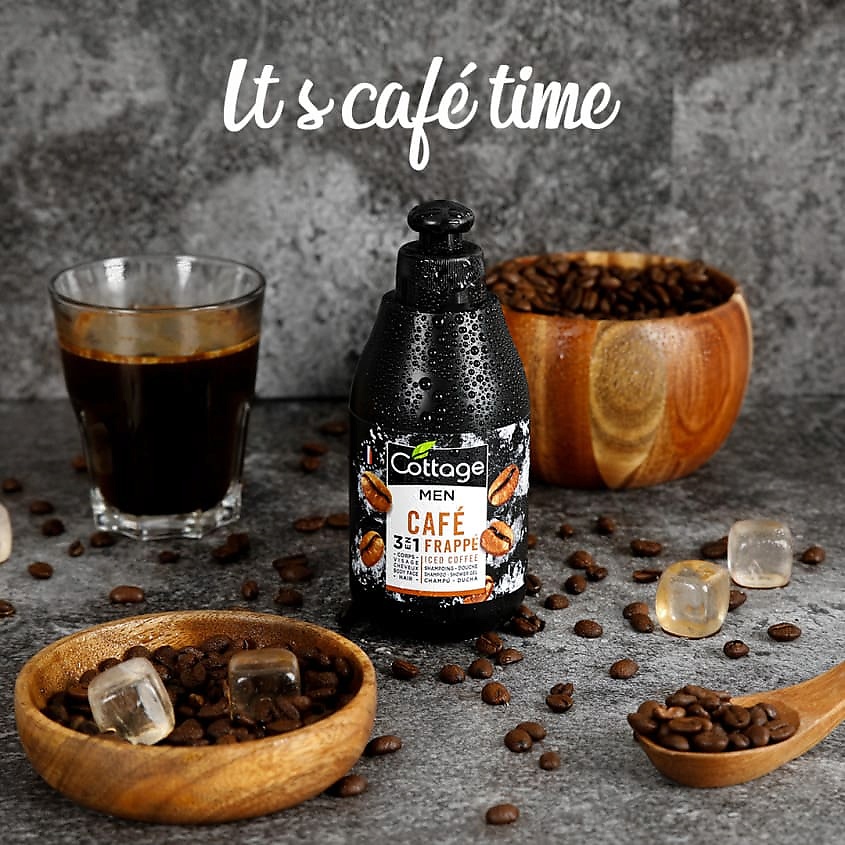 COTTAGE Мужской Шампунь для волос и гель для душа "Холодный кофе" Shampoo-Shower Gel Iced Coffee – фото 2