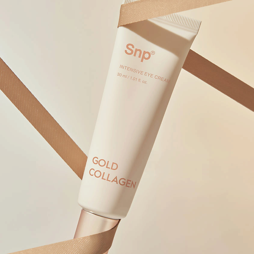 SNP Крем для глаз интенсивный Gold Collagen – фото 4