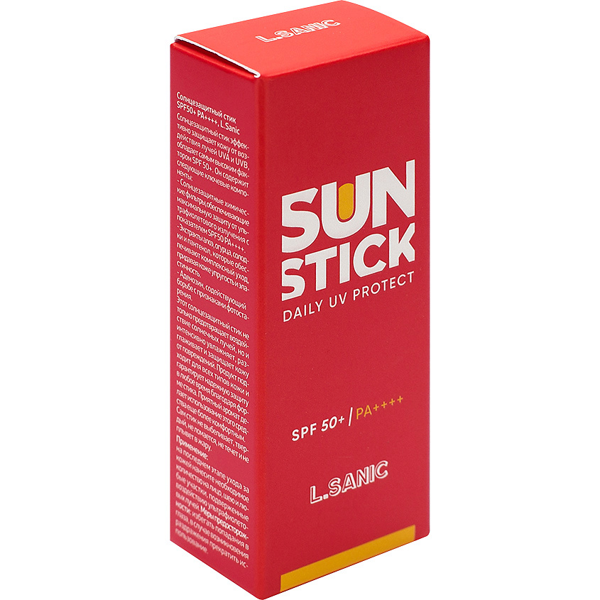 LSANIC Солнцезащитный стик SPF50+ PA++++ Sun Stick – фото 3