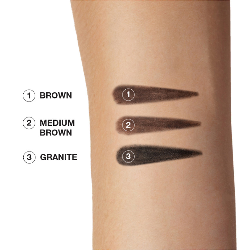 RELOVE REVOLUTION Карандаш автоматический для бровей с щеточкой Power Brow Pencil, скошенный – фото 3