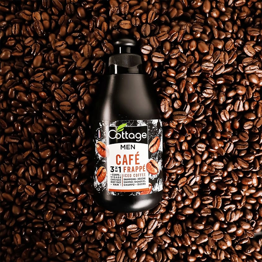 COTTAGE Мужской Шампунь для волос и гель для душа "Холодный кофе" Shampoo-Shower Gel Iced Coffee – фото 6