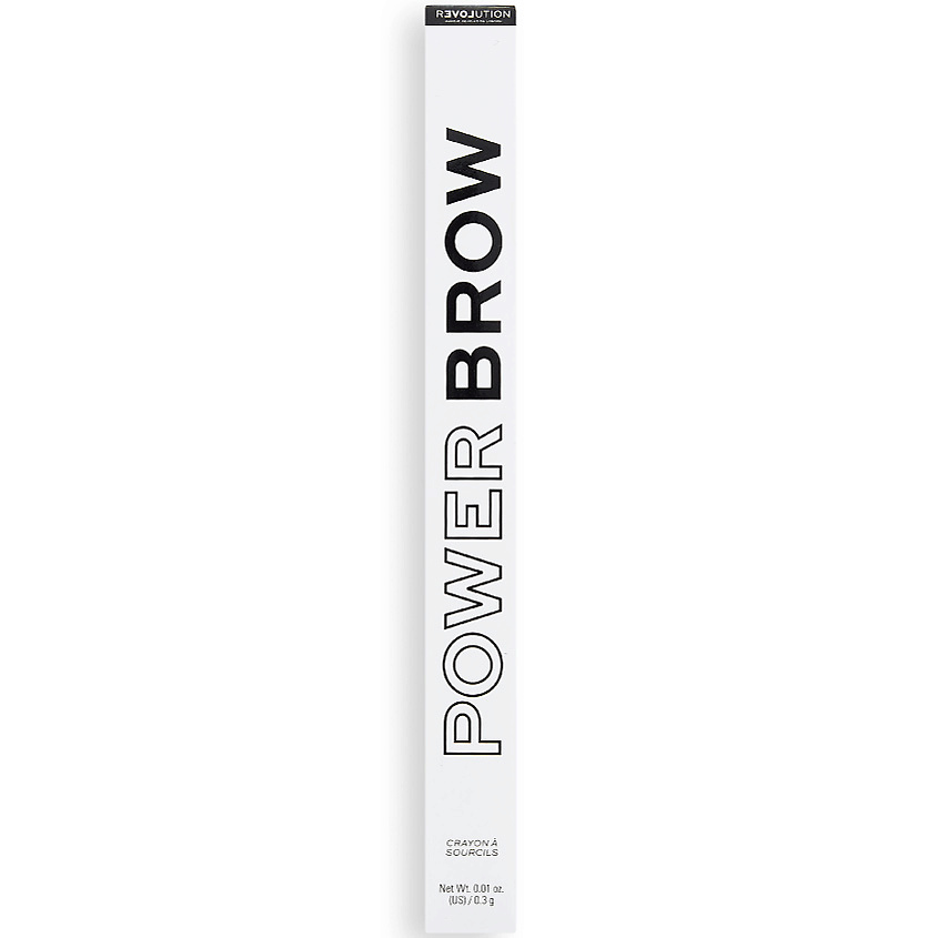 RELOVE REVOLUTION Карандаш автоматический для бровей с щеточкой Power Brow Pencil, скошенный – фото 4