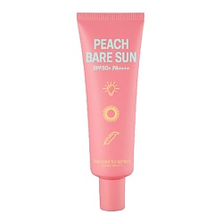 Крем для лица солнцезащитный SPF50+ PA++++ Peach Bare