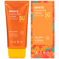 Крем для лица солнцезащитный водостойкий SPF 50+ PA+++ White Sun Block Cream