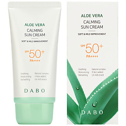 Крем для лица солнцезащитный успокаивающий с алоэ вера SPF50+ PA+++ Aloe Vera Calming Sun Cream