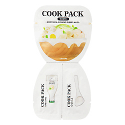 Маска для лица увлажняющая и придающая сияние Cook Pack White Moisture & Glowing Rubber Mask