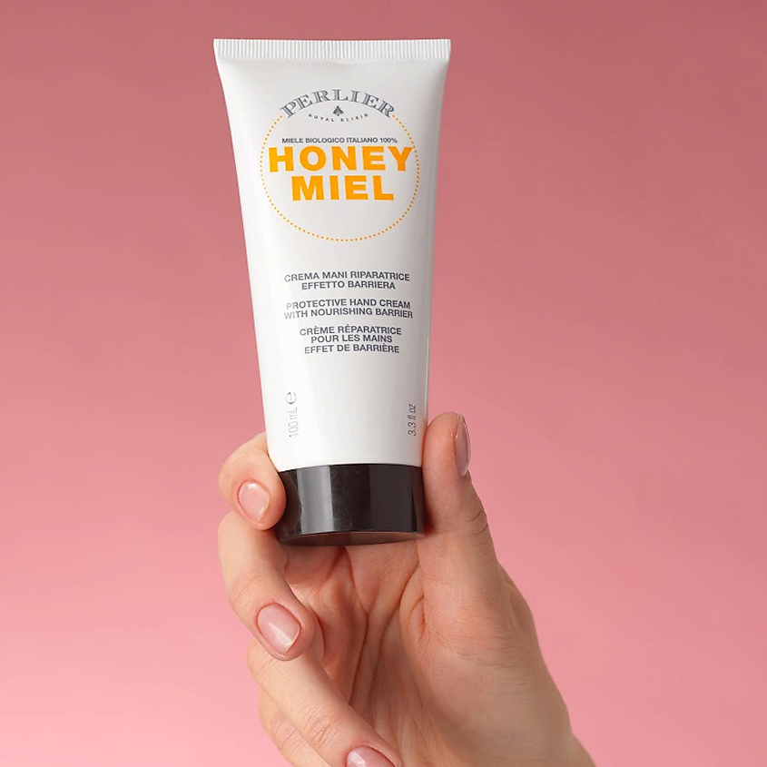 PERLIER Крем для рук защитный медовый эликсир Honey Miel – фото 2