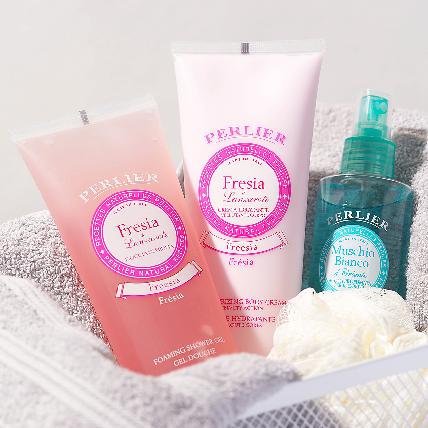 PERLIER Увлажняющий крем для тела Fresia Moisturizing body cream – фото 4