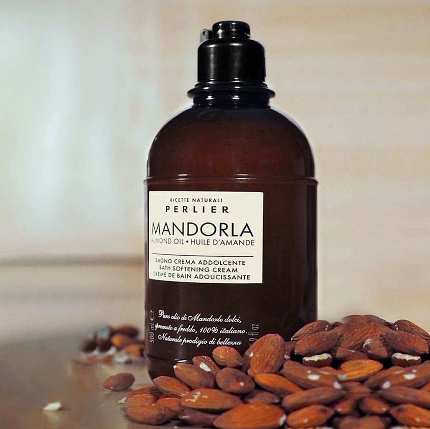 PERLIER Крем для ванны смягчающий с миндалем Mandorla Almond Oil Bath Softening Cream – фото 4