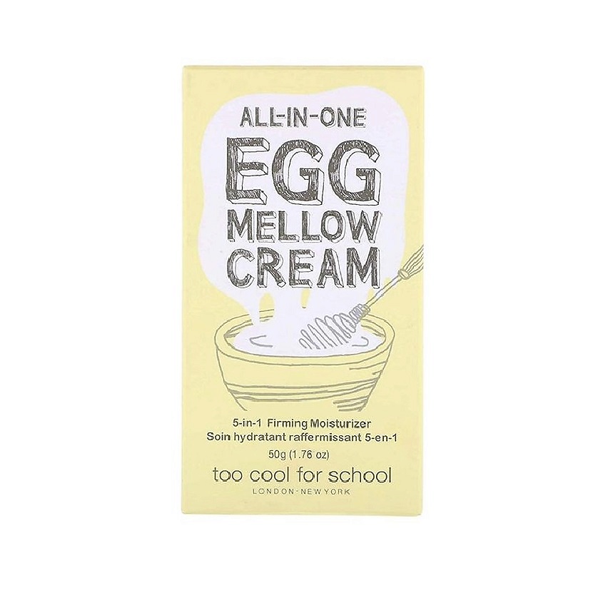 TOO COOL FOR SCHOOL Крем для лица смягчающий Egg Mellow – фото 3
