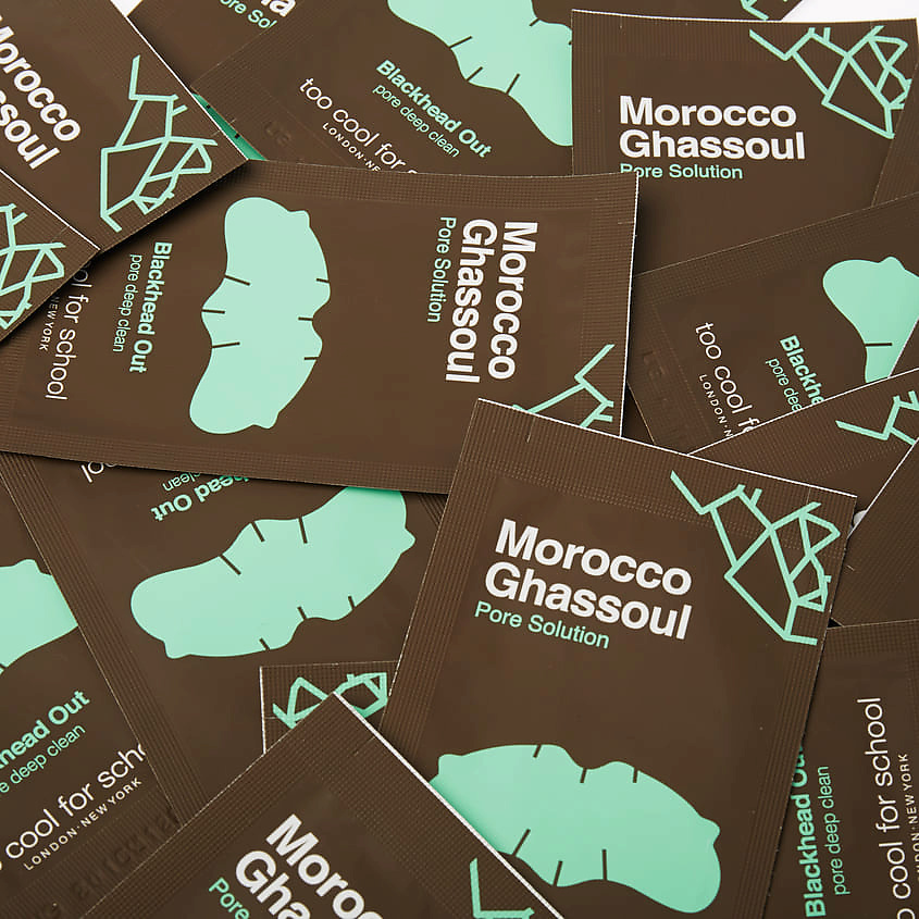 TOO COOL FOR SCHOOL Набор очищающих полосок для носа против черных точек Morocco Ghassoul – фото 3