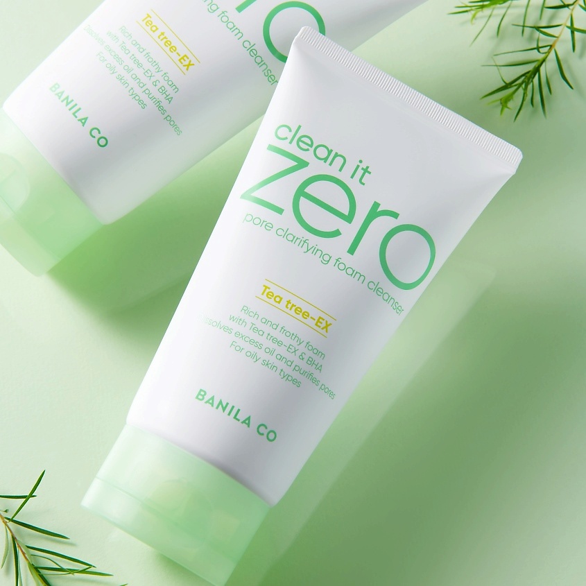 BANILA CO Пенка для лица очищающая поры Clean It Zero Pore Clarifying Foam Cleanser Tea tree - Ex – фото 5
