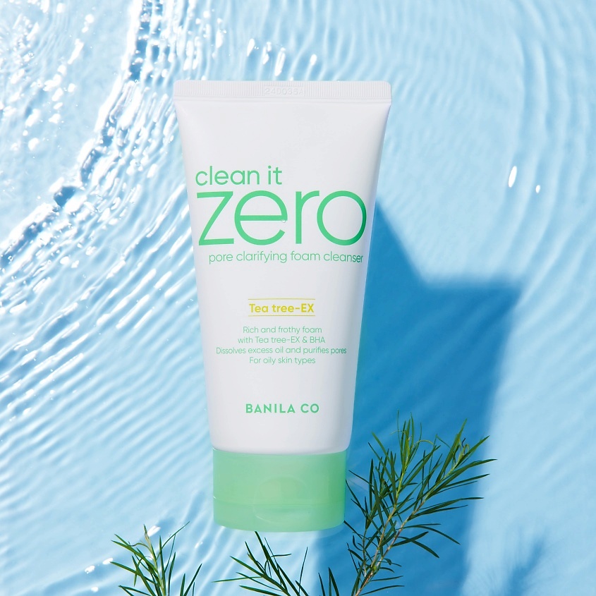 BANILA CO Пенка для лица очищающая поры Clean It Zero Pore Clarifying Foam Cleanser Tea tree - Ex – фото 2