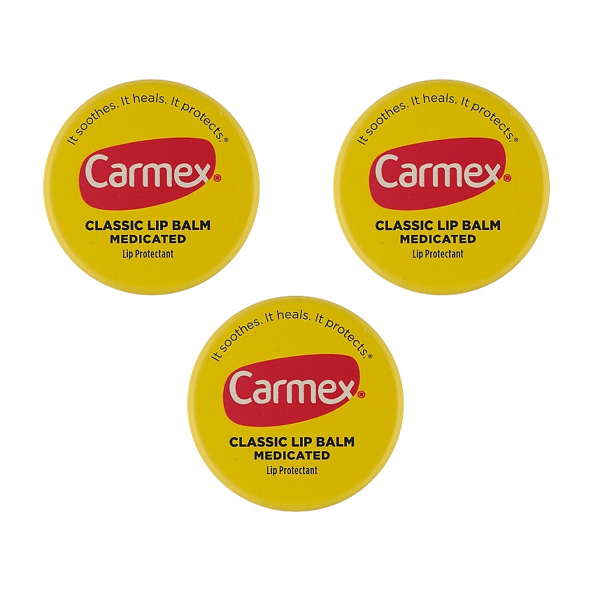 CARMEX Набор бальзамов для губ в баночке классический – фото 3
