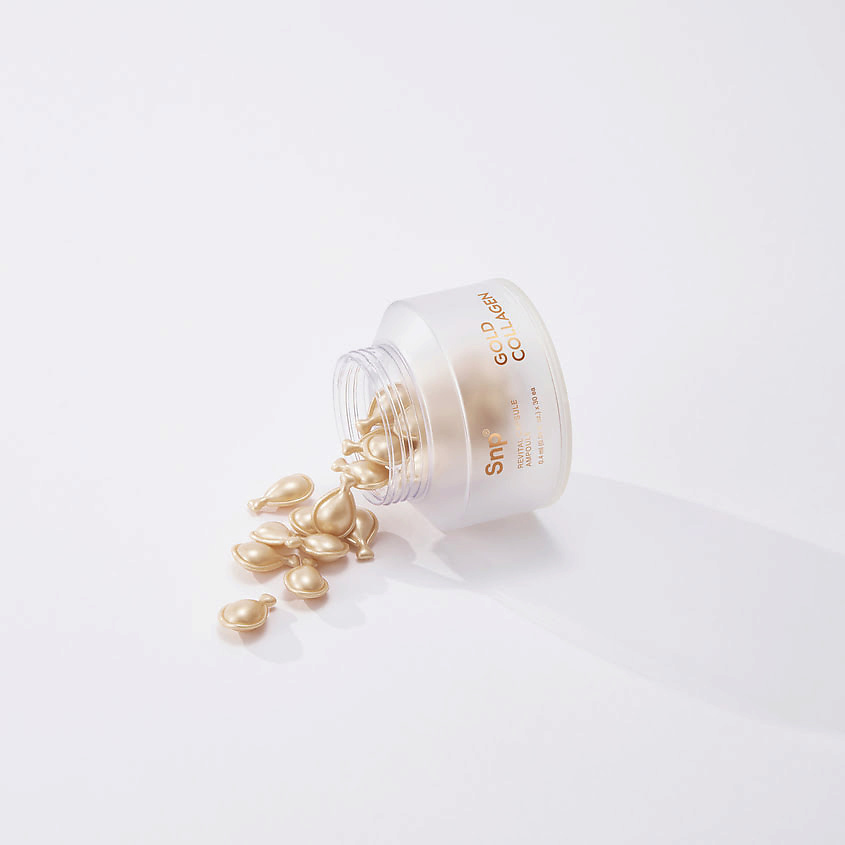 SNP Сыворотка в капсулах для лица Gold Collagen – фото 2