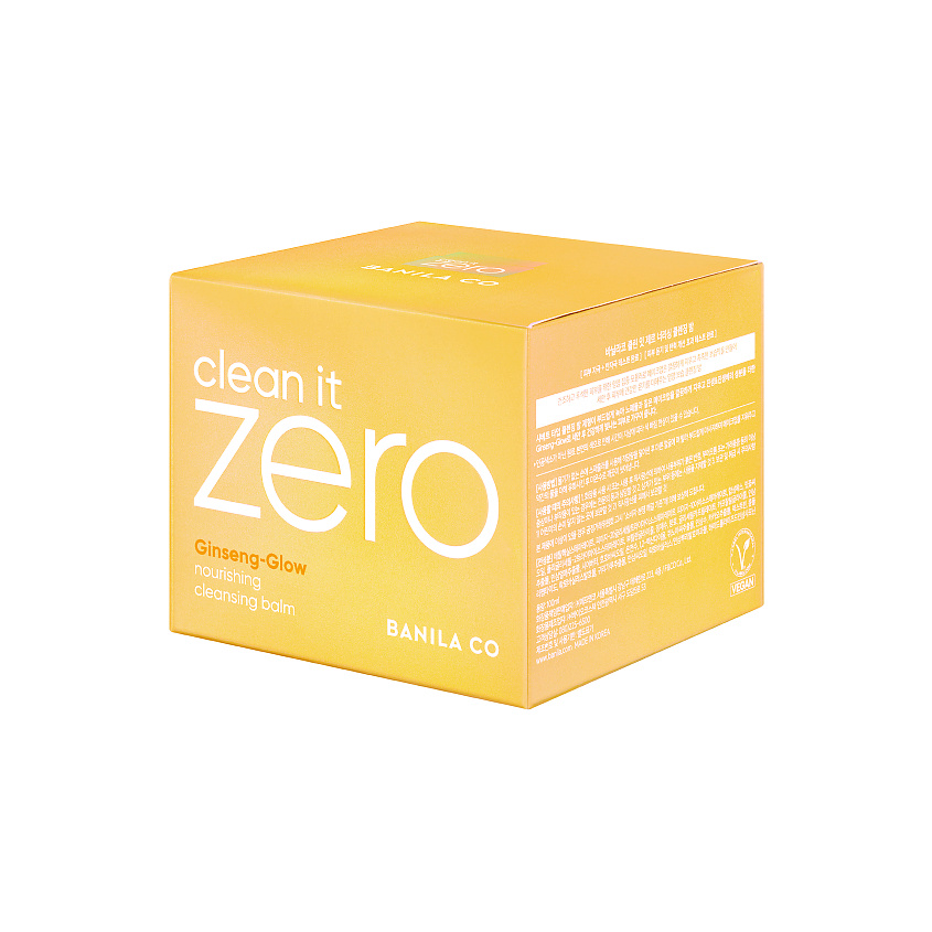 BANILA CO Бальзам для лица очищающий питательный Clean It Zero Nourishing Cleansing Balm Ginseng - Glow – фото 5