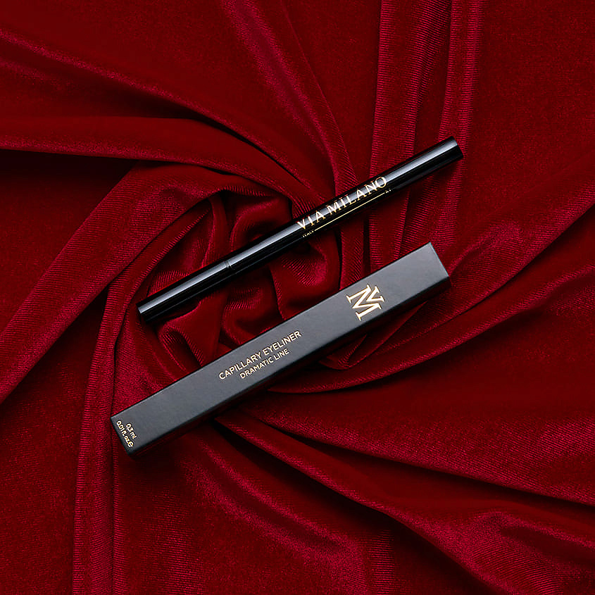 VIA MILANO Капиллярная подводка для глаз Capillary Eyeliner Dramatic Line – фото 3