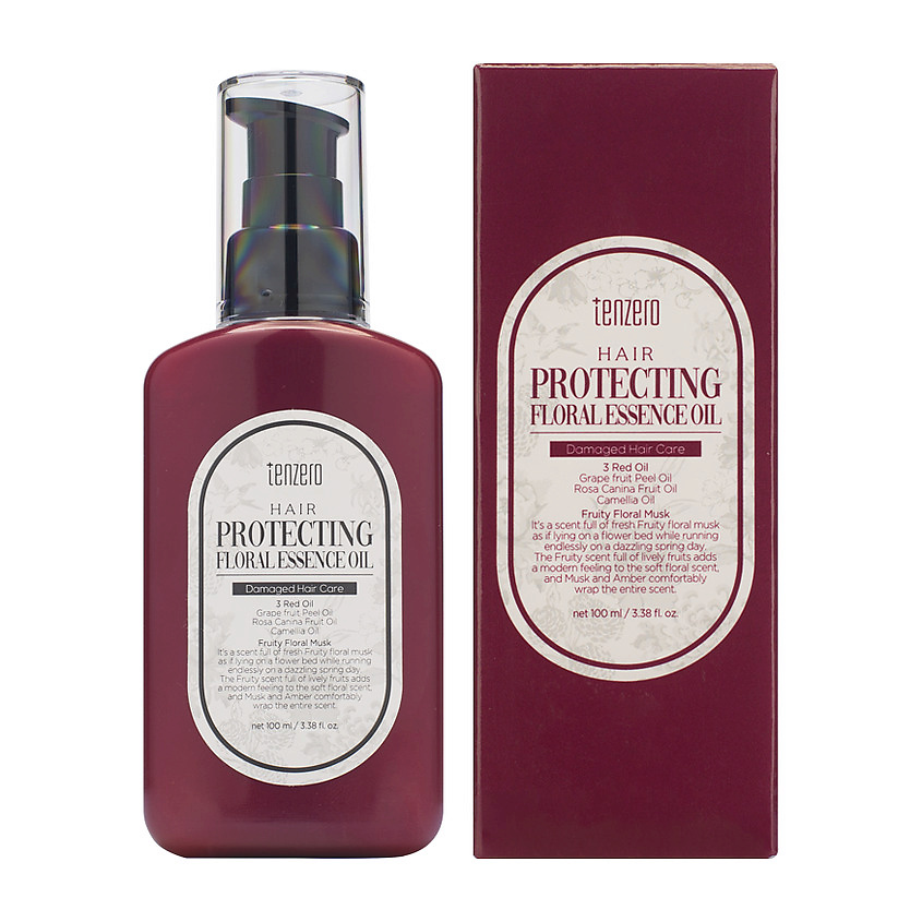 TENZERO Масло с цветочной эссенцией для защиты волос от повреждений Hair Protecting – фото 2