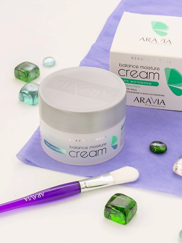 ARAVIA PROFESSIONAL Крем для лица суперувлажнение и восстановление с мочевиной (10%) и пребиотиками Beauty & Care Balance Moisture Cream – фото 7