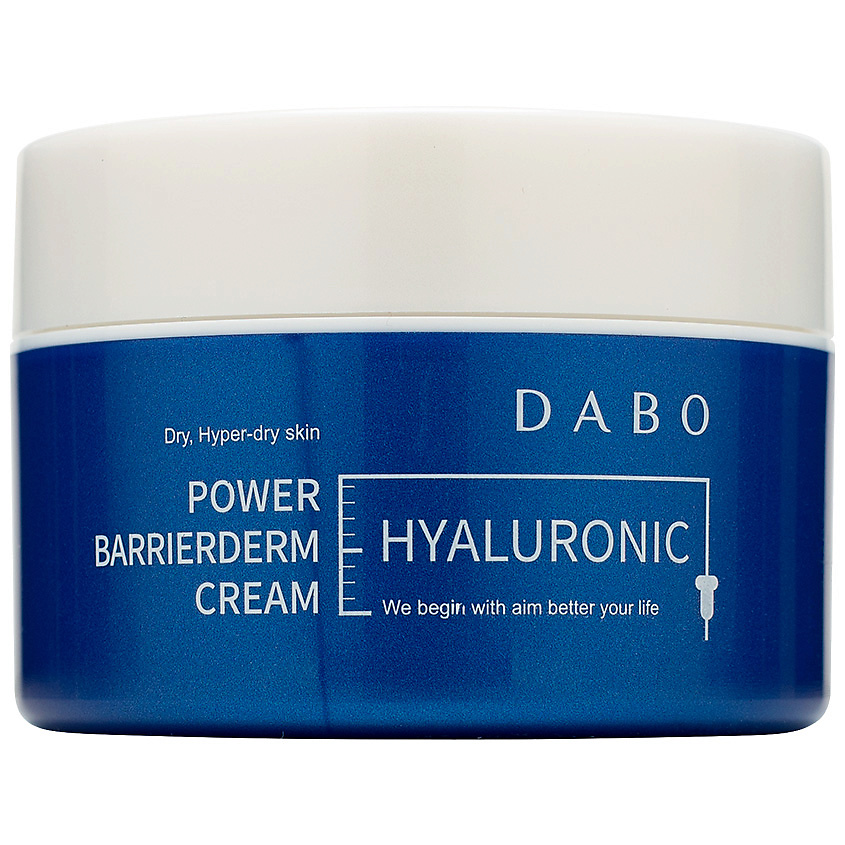 DABO Крем для лица интенсивный увлажняющий с гиалуроновой кислотой Hyaluronic Power Barrierderm Cream – фото 2