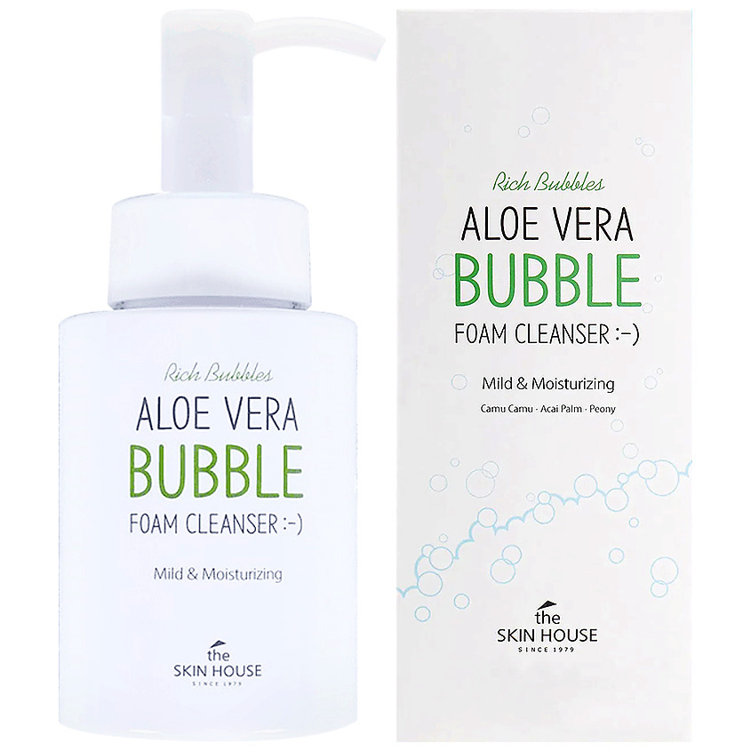 THE SKIN HOUSE Пенка для умывания с экстрактом алоэ Aloe and Snail – фото 2