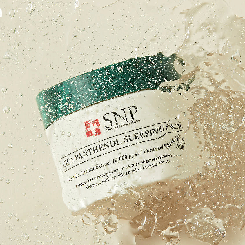 SNP Маска для лица ночная успокаивающая с пантенолом Cica Panthenol Sleeping Pack – фото 4
