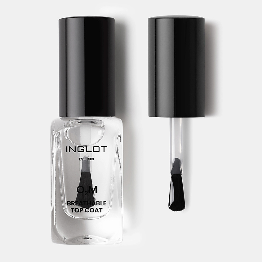 INGLOT Основа под лак для ногтей O2M Breathable Top Coat – фото 2