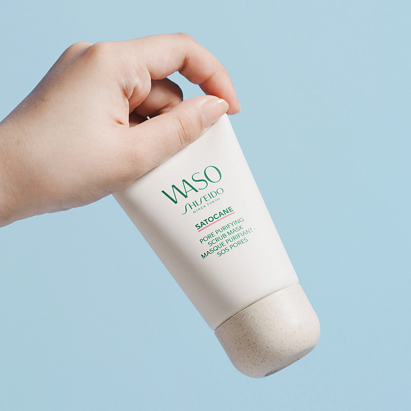 SHISEIDO Маска-скраб для глубокого очищения пор Waso Satocane – фото 4