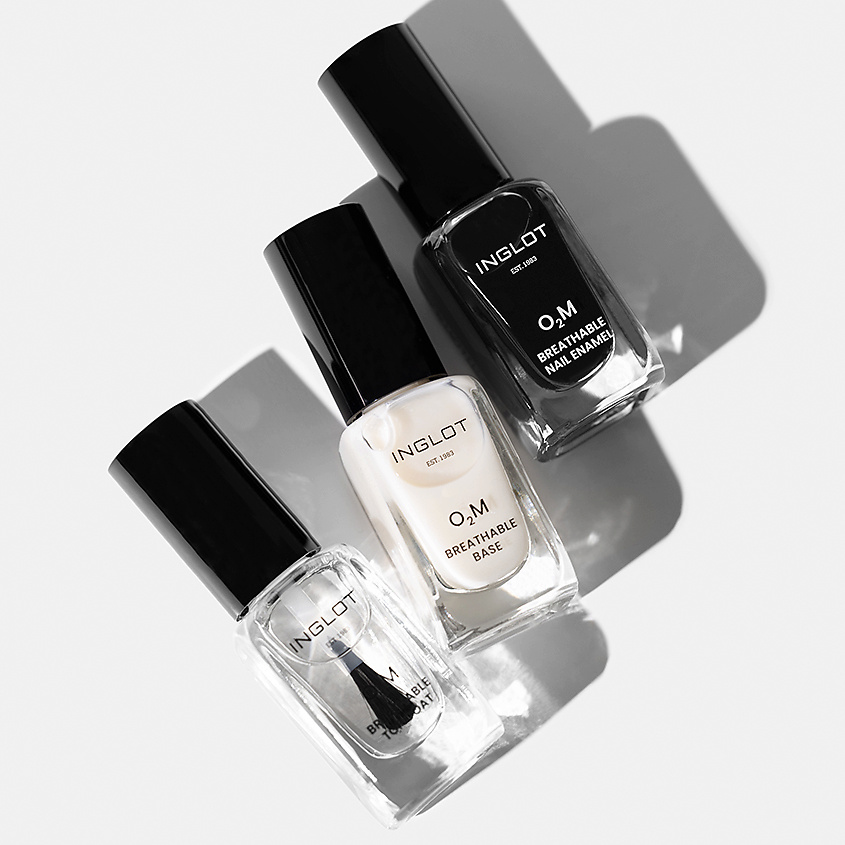 INGLOT Основа под лак для ногтей O2M Breathable Base N – фото 5