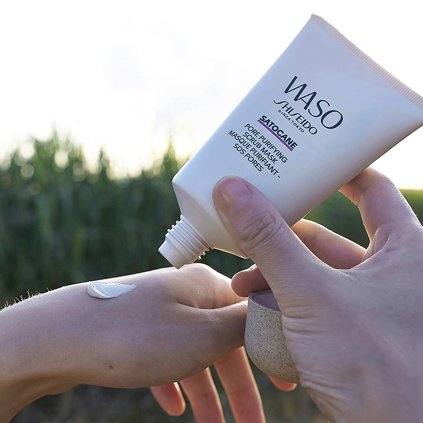 SHISEIDO Маска-скраб для глубокого очищения пор Waso Satocane – фото 7