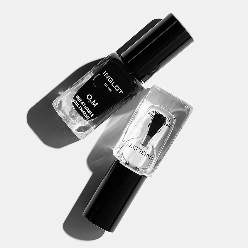 INGLOT Основа под лак для ногтей O2M Breathable Top Coat – фото 5