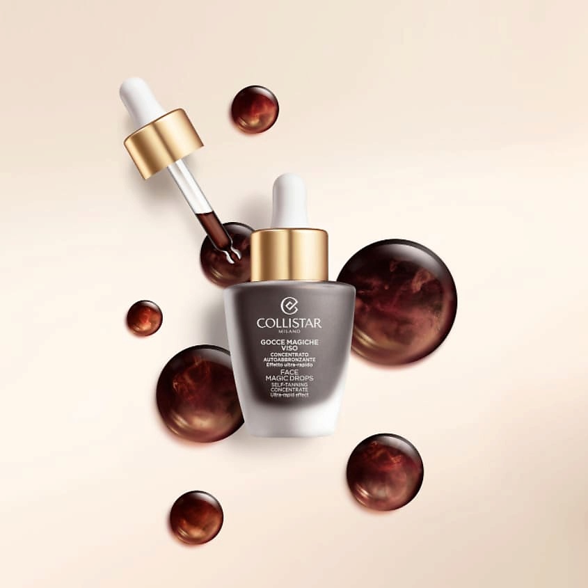 COLLISTAR Концентрат для автозагара для лица, ультра-быстрый эффект Face Magic Drops Self-Tanning Concentrate – фото 4