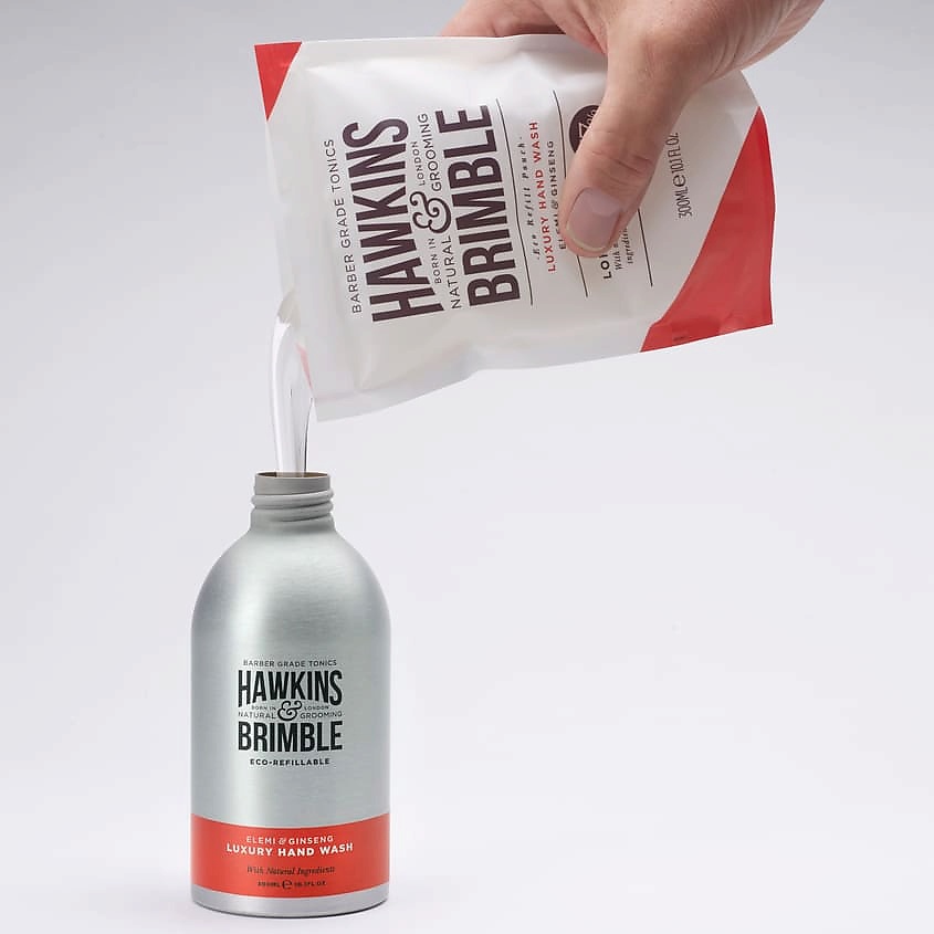 HAWKINS & BRIMBLE Мыло для рук жидкое, рефил Elemi & Ginseng Hand Wash – фото 2