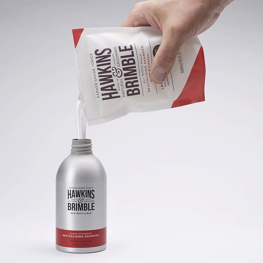 HAWKINS & BRIMBLE Шампунь для волос восстанавливающий, рефил Elemi & Ginseng Revitalising Shampoo – фото 2