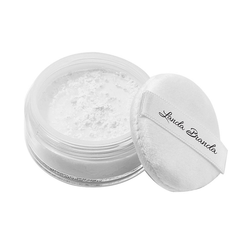 LANDA BRANDA Рассыпчатая пудра фиксирующая, прозрачная Loose Powder Fixing – фото 3