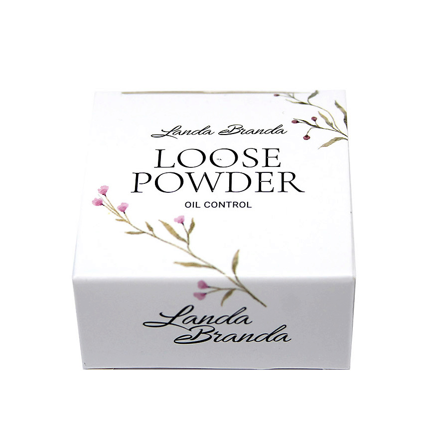 LANDA BRANDA Рассыпчатая пудра фиксирующая, прозрачная Loose Powder Fixing – фото 4