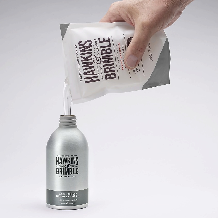 HAWKINS & BRIMBLE Шампунь для бороды, рефил Elemi & Ginseng Beard Shampoo – фото 2