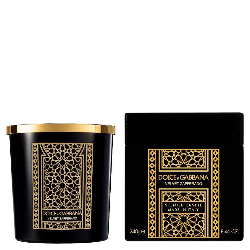 DOLCE&GABBANA Лимитированная ароматическая свеча Velvet Zafferano – фото 2