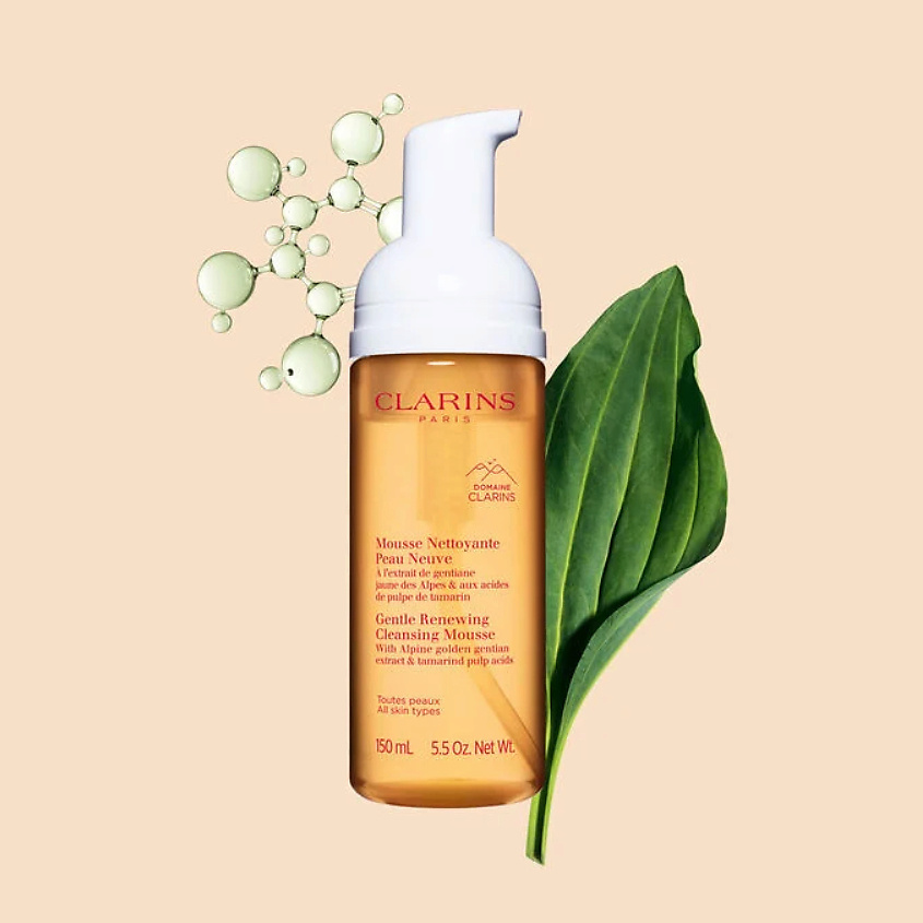 CLARINS Очищающий мусс Gentle Renewing Cleansing Mousse – фото 2