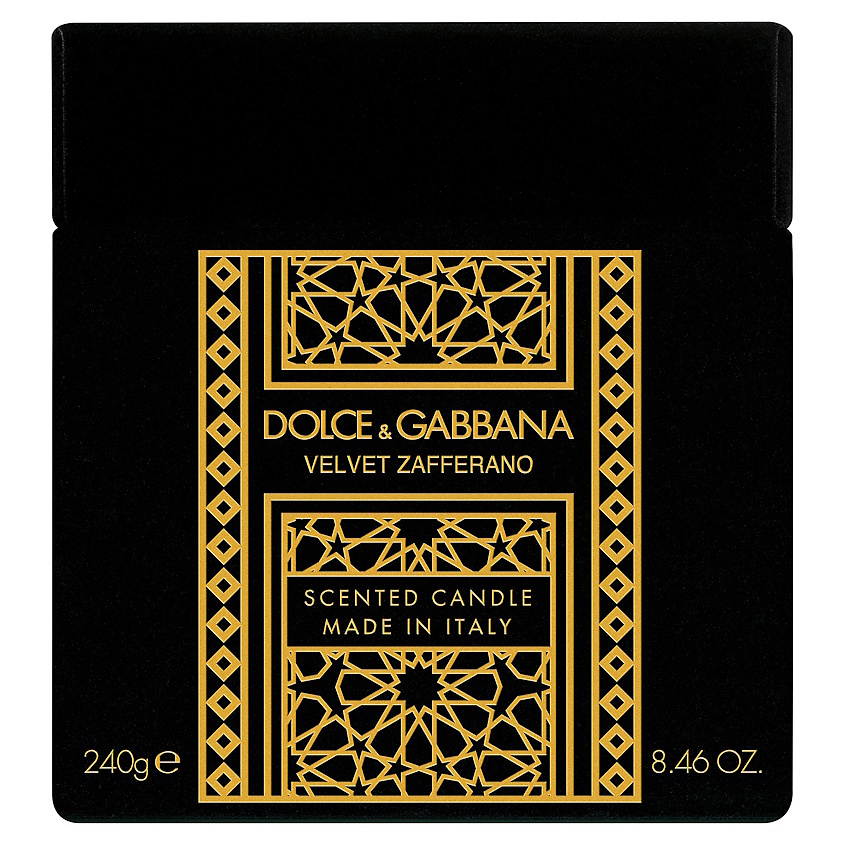 DOLCE&GABBANA Лимитированная ароматическая свеча Velvet Zafferano – фото 3