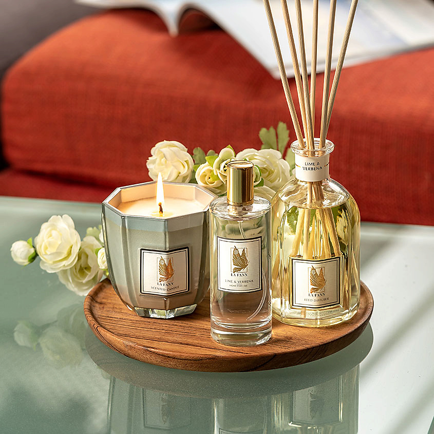 LA FANN Ароматическая свеча Lime & Verbena – фото 3