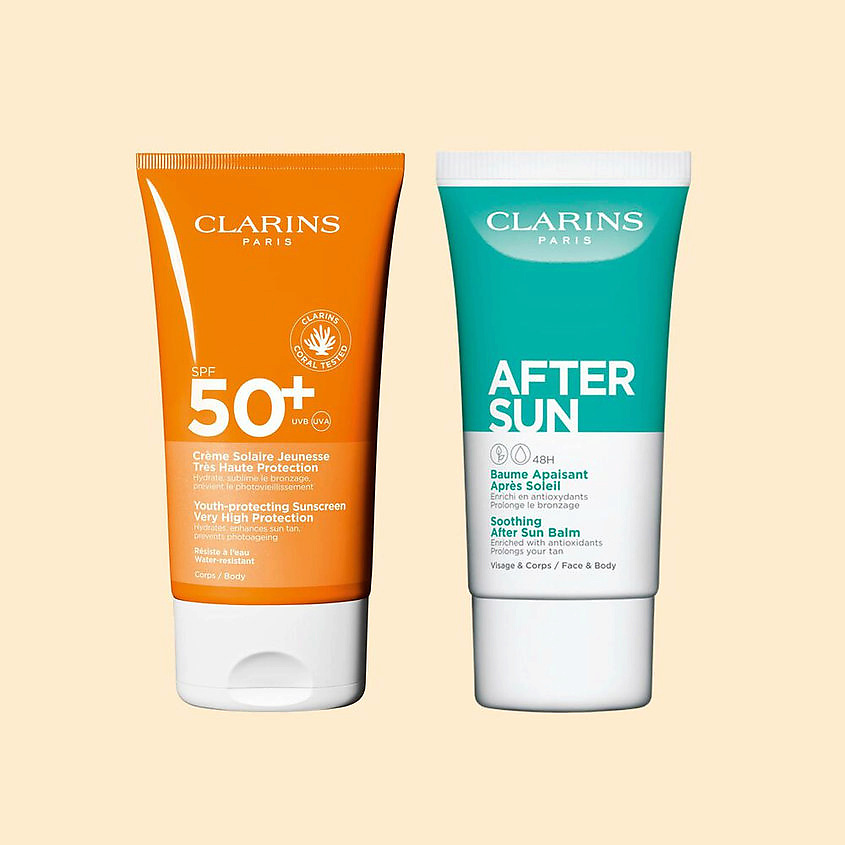 CLARINS Крем для тела солнцезащитный SPF 50+ Youth-Protecting – фото 6