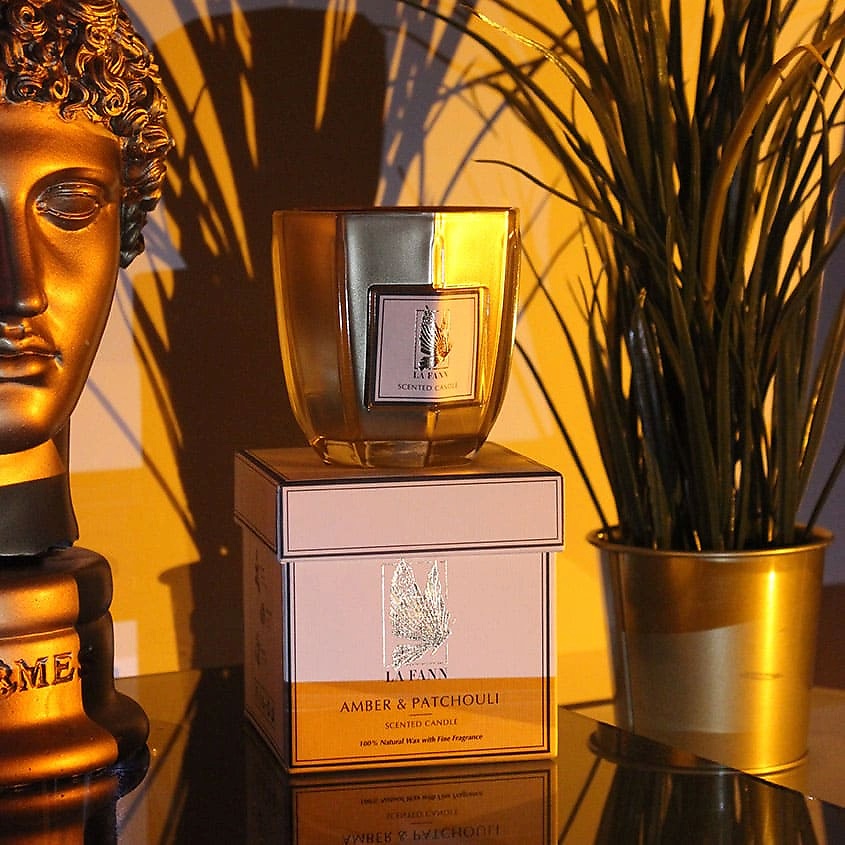 LA FANN Ароматическая свеча Amber & Patchouli – фото 6