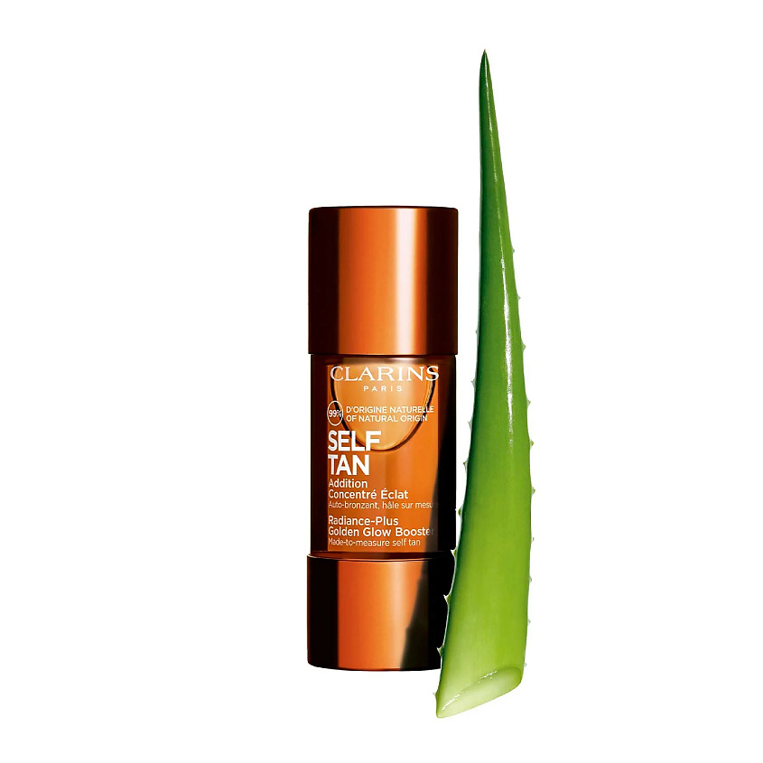 CLARINS Золотистый активатор сияния для лица Self Tan Radiance-Plus Booster – фото 2