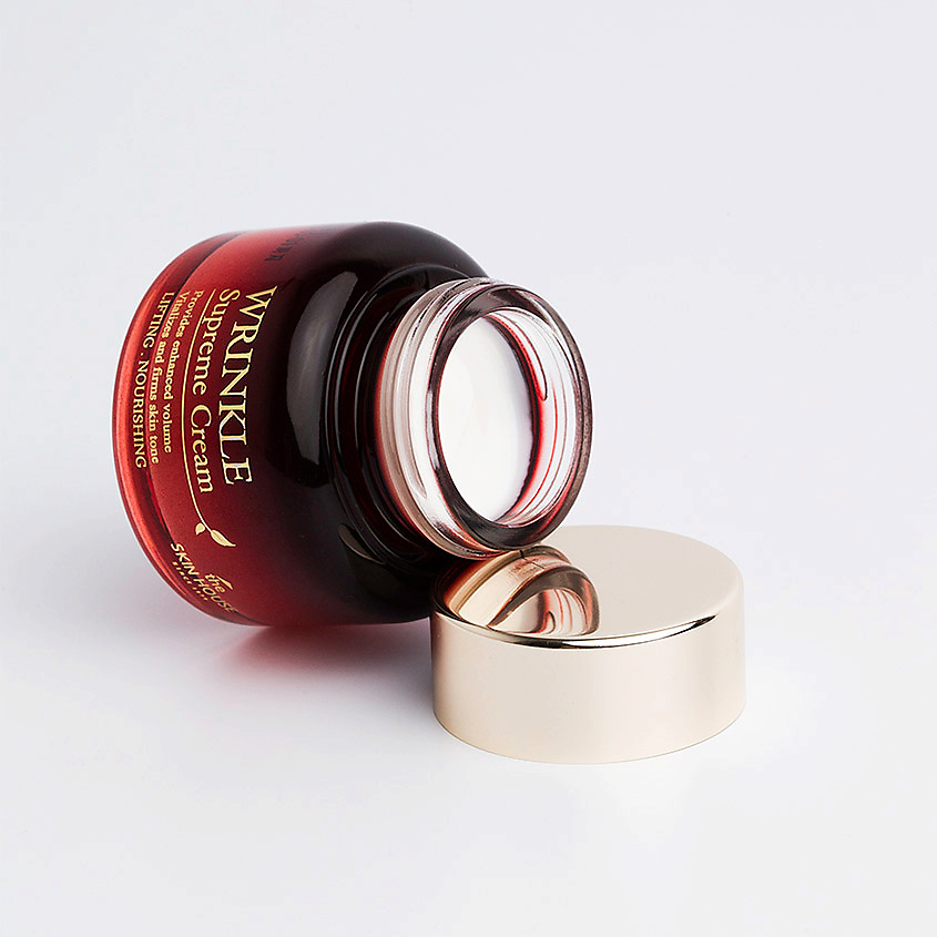 THE SKIN HOUSE Крем питательный разглаживающий морщины с женьшенем Wrinkle Supreme Cream – фото 3
